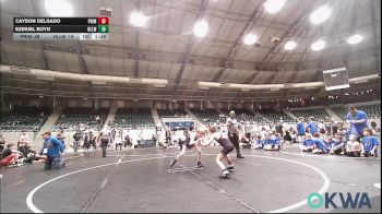 75 lbs Consi Of 4 - Cayson Delgado, Prime Wrestling vs Ezekiel Boyd, Harrah Little League Wrestling