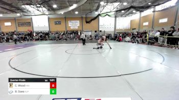 120 lbs Quarterfinal - Cale Wood, Haverhill vs Braedon Goes, Saint John's Prep