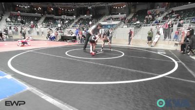 76 lbs Semifinal - Boston Bollinger, Tulsa Blue T Panthers vs Stetson Rutherford, Grove Takedown Club