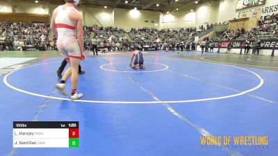 160 lbs Round Of 16 - Logan Hancey, Fremont Wrestling Club vs Jorge Santillan, Cali Warriors Wrestling