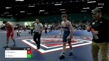 150 lbs Quarterfinal - Vince Bouzakis, PA vs William Denny, IL