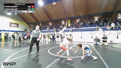 64 lbs Rr Rnd 4 - Kyson Barnett, Morris Wrestling Association vs Aidan Garland, Berryhill Wrestling Club