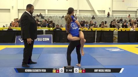 Amy Nicole Hrcka vs Kendra Elizabeth Vega 2025 World IBJJF Jiu-Jitsu No-Gi Championship