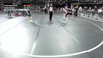 110 lbs Round Of 16 - Logan Maldonado, Hasbrouck Heights vs Travis Viereck, Clearview