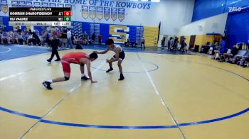 106 lbs Champ Round 1 (16 Team) - Eli Valdez, Wellington vs Komron Sharofiddinov, Attack WC