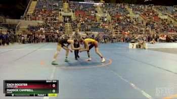 133 lbs Cons. Round 2 - Zach Dockter, Linton-HMB vs Maddox Campbell, Velva