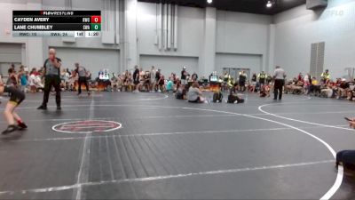 62 lbs Round 3 (4 Team) - Cayden Avery, Rabbit Wrestling Club vs Lane Chumbley, Slate Wrestling Academy