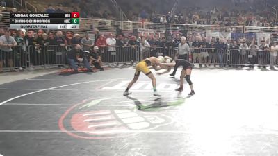 113 3A Quarterfinal - Abigail Gonzalez, Miami Southridge Hs vs Chris Schnobrick, Olympic Heights