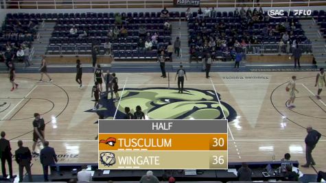 Replay: Tusculum vs Wingate - Men's | Jan 6 @ 4 PM