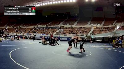 215-D2 Quarterfinal - Gage Jonovich, Buckeye Union High School vs Daniel Ucelo, Ironwood High School