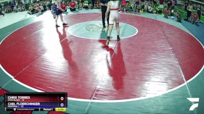 120 lbs Placement (16 Team) - Chris Torres, Utah Black vs Cael Floerchinger, Montana 1