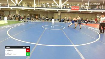 174 lbs Quarterfinal - Sam Wolf, Air Force vs Shane Finney, Naval Academy