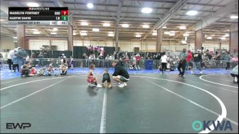 46 lbs Consi Of 8 #1 - Madelyn Fortney, Duncan Demon Wrestling vs Kastin Davis, Elgin Wrestling