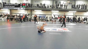 126 lbs 5th Place - Austin Bronco Campsey, East Hampton vs Carlos Salazar, Hewlett