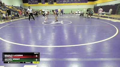 120 lbs Semifinal - Hayden Wright, Unaffiliated vs Bradley Lazzerini, Unaffiliated