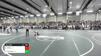 78 lbs Quarterfinal - Gage Miller, Valley Bad Boys vs Azul Castiano, Stout Wr Acd