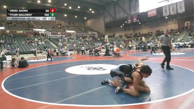 4A 165 lbs Cons. Semi - Tyler Galloway, Pulaski Academy vs Abdel Gaona, DOVER HIGH SCHOOL
