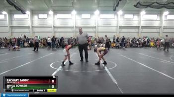 76 lbs Round 6 (8 Team) - Zachary Sandy, Jacket WC vs Bryce Bowser, 4M