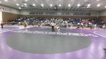 125 lbs Quarterfinal - Lilly Quintanilla, Thermopolis vs Josie Burr, Wheatland