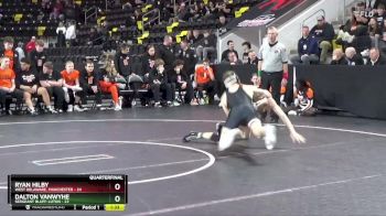 144 lbs Quarterfinal - Ryan Hilby, West Delaware, Manchester vs Dalton VanWyhe, Sergeant Bluff-Luton