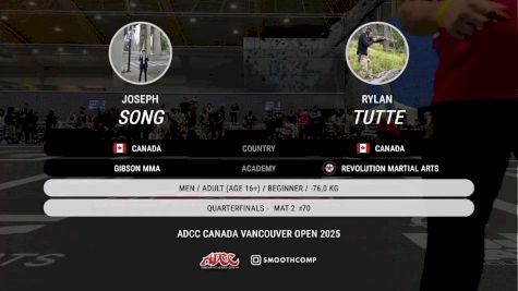 Rylan Tutte vs Joseph Song 2025 ADCC Vancouver Open