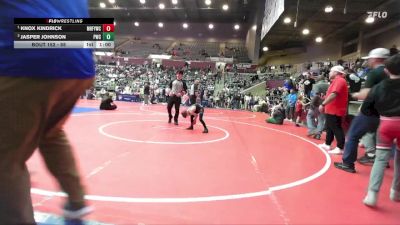 55 lbs 1st Place Match - Knox Kindrick, Mountain Home Flyers Youth Wrestling Club vs Jasper Johnson, Paris Wrestling Club