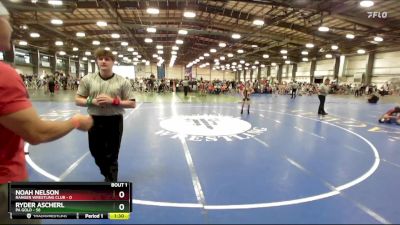 88 lbs Rd# 1 9:00am Friday - Ryder Ascherl, PA Gold vs Noah Nelson, Ranger Wrestling Club