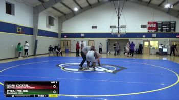 287 lbs Quarterfinal - Mykah Wilson, Brewbaker Tech vs Aidan Cockrell, Prattville Christian Academy