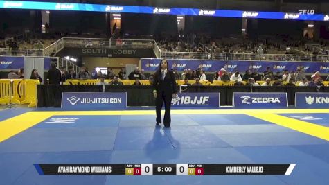 Kimberly Vallejo vs Ayah Raymond Williams 2026 Pan Jiu Jitsu IBJJF Championship