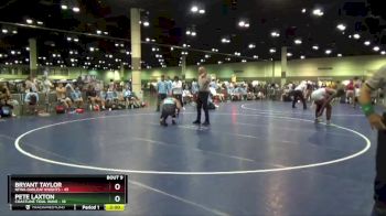 195 lbs Round 2 (16 Team) - Bryant Taylor, NFWA Oakleaf Knights vs Pete Laxton, Coastline Tidal Wave