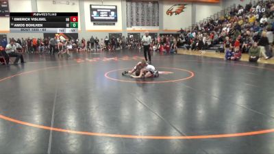 60 lbs Champ. Round 1 - Emerick Vislisel, Hammerin Hawks vs Amos Bohlken, DC Elite