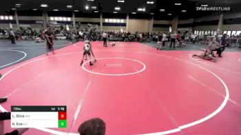 73 lbs Semifinal - Levi Silva, 4mg vs Kellen Eva, Atc