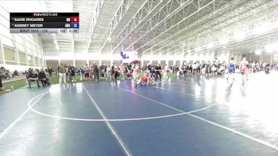 115 lbs Semifinal - Sadie Rhoades, Uintah Wrestling vs Aubrey Meyer, Aviator Wrestling Academy