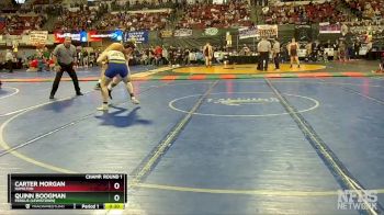 A - 182 lbs Cons. Round 3 - Carter Morgan, Hamilton vs Quinn Boogman, Fergus (Lewistown)