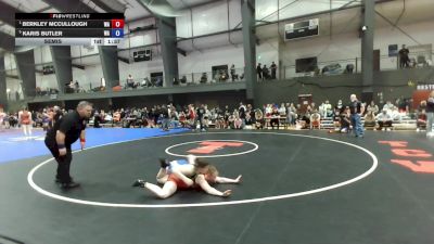 16U Girls FS - 140 lbs Semis - Berkley McCullough, WA vs Karis Butler, WA