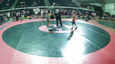 88 lbs Champ. Round 3 - Cooper Hennefer, Idaho vs Levi Leones, Hawaii