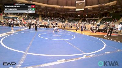 90 lbs Semifinal - Brantley Walker, Chieftain Wrestling Club vs De'Yon Wilson, Pitbull Wrestling Academy