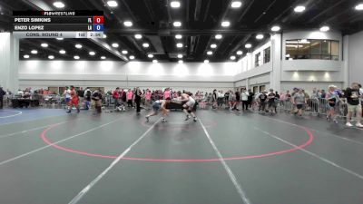 157 lbs Cons. Round 4 - Peter Simkins, FL vs Enzo Lopez, LA