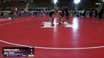 145 lbs Finals (2 Team) - Maegan Flaherty, Texas Woman`s University vs Mina Himmel, Central Methodist University