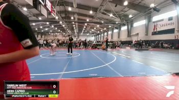 107 lbs 3rd Place Match - Yarelin West, Katy Area Wrestling Club vs Heidi Caprio, Texans Wrestling Club