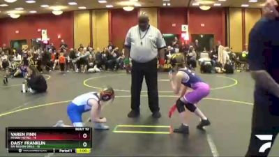 82 lbs Round 4 (6 Team) - Varen Finn, MYWAY Metro vs Daisy Franklin, SW Region Girls