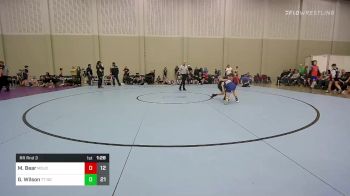 80 lbs Rr Rnd 3 - Malachi Bear, Mojo Grappling Academy 12U vs Gannon Wilson, Team Tulsa NDT