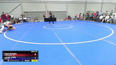 215 lbs Placement Matches (16 Team) - Cole Rogers, Kansas Blue vs Layne O`Neil, Michigan