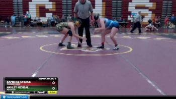 152 lbs Champ. Round 2 - Kambree Stierle, Thunder Ridge vs Hayley McNeal, Potlatch