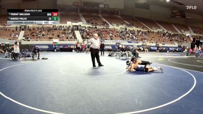 120-D4 Quarterfinal - Kaige Geyer, River Valley High School vs Teagan Lewis, Payson High School