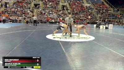 127 lbs Semifinal - Ben DeForest, Bismarck vs Seamus Kuklok, Bismarck Century