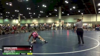 138 lbs Round 4 (6 Team) - Wesley Smith, Michiana Vice-Pink vs Antonio Torres, Tomahawk Wrestling