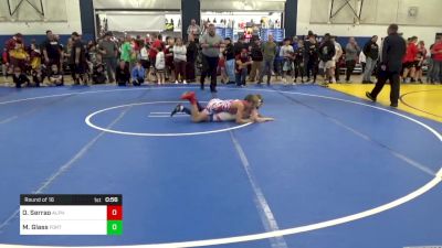 102 lbs Round Of 16 - Olympic Serrao, Alpha vs Mason Glass, Fort LeBoeuf