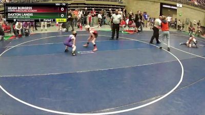 70 lbs Champ. Round 1 - Hugh Burgess, COWAN WRESTLING ACADEMY vs Daxton Landis, Southern Utah Elite