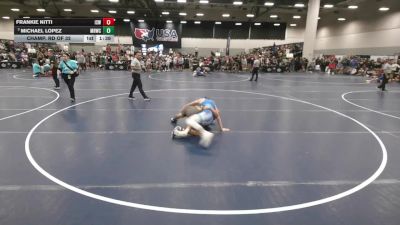 144 lbs Champ. Rd Of 32 - Michael Lopez, Mile High Wrestling Club vs Frankie Nitti, Izzy Style Wrestling